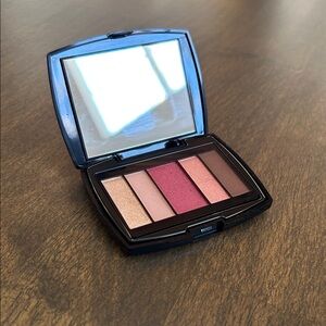 Lancome Eyeshadow Palette with Gold and Pink Hues
